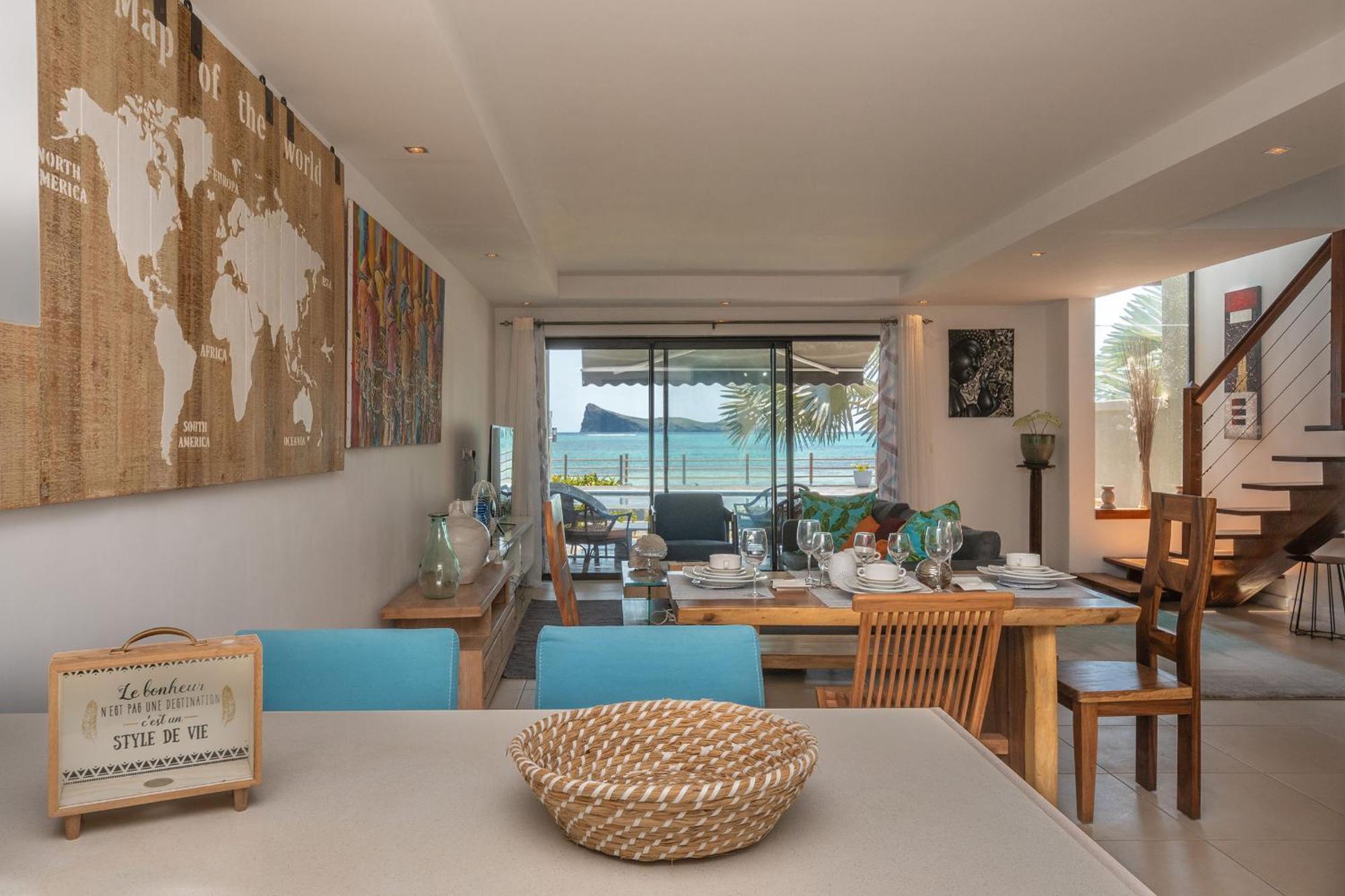 Luxury Beachfront Duplex, Coin De Mire View / 3Bed Cap Malheureux Extérieur photo